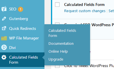 calculated fields form wordpress